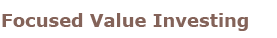 Focused Value Investing